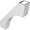 Ekena Millwork 3-in. W x 12-in. D x 16-in. H Westlake Architectural Grade PVC Knee Brace BRCP03X12X16WTL - alternate 6